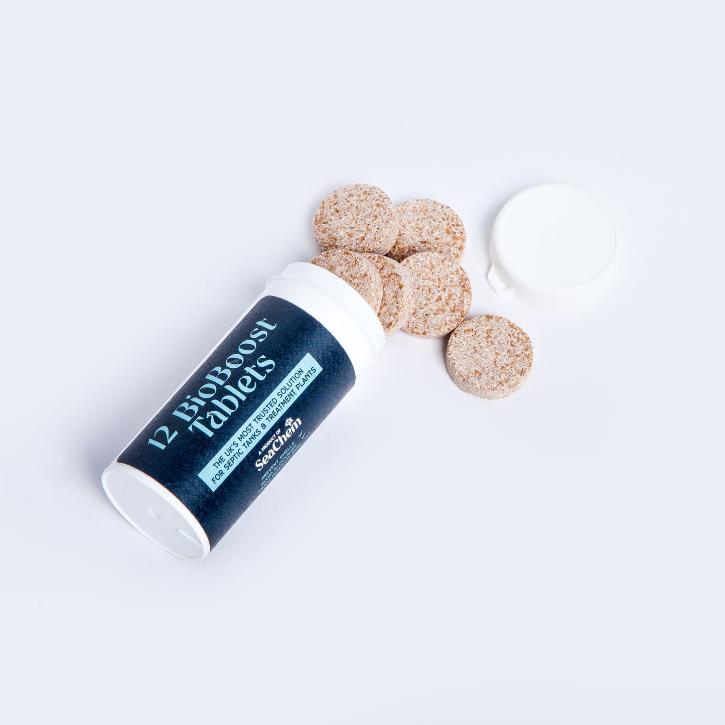 NEW AND IMPROVED! BioBoost Septic Tank Tablets 12-Pack | Powerful Monthly Treatment for UK Septic Tanks
