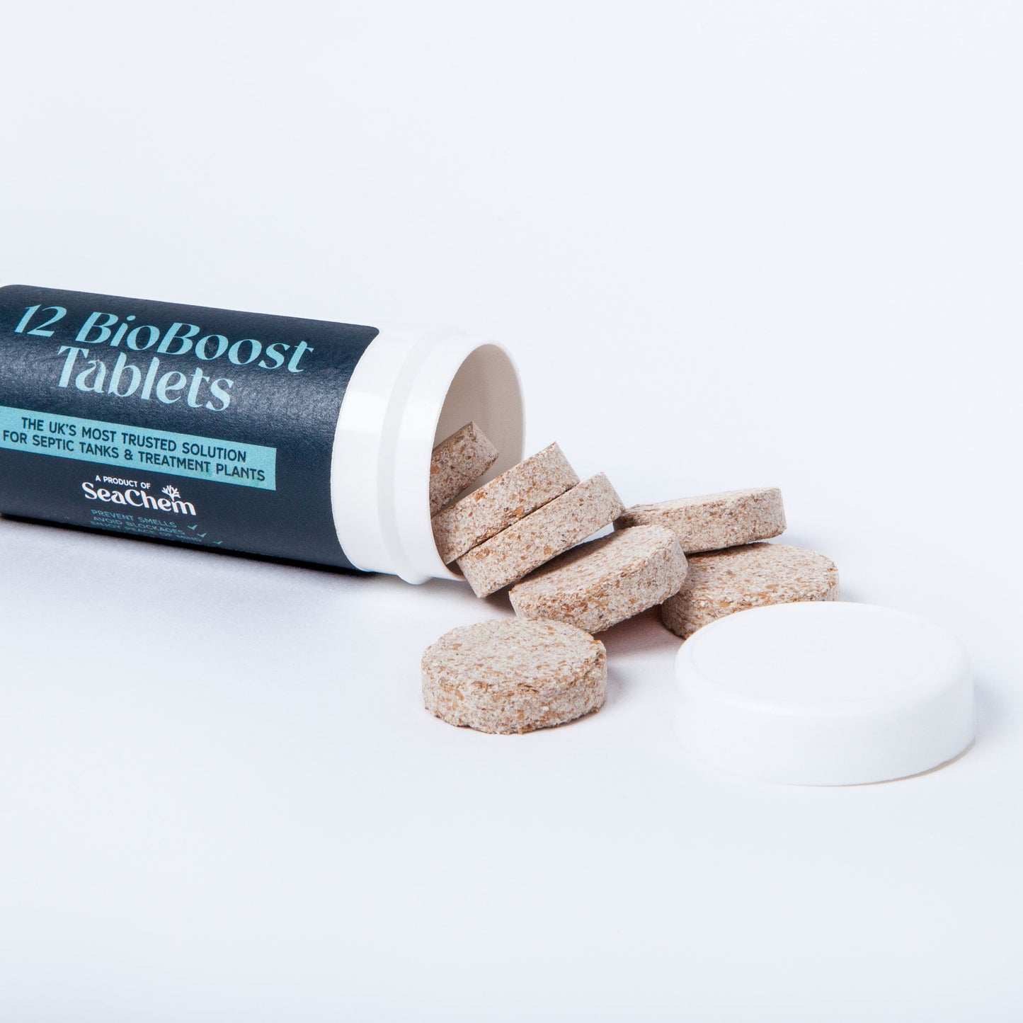 NEW AND IMPROVED! BioBoost Septic Tank Tablets 12-Pack | Powerful Monthly Treatment for UK Septic Tanks