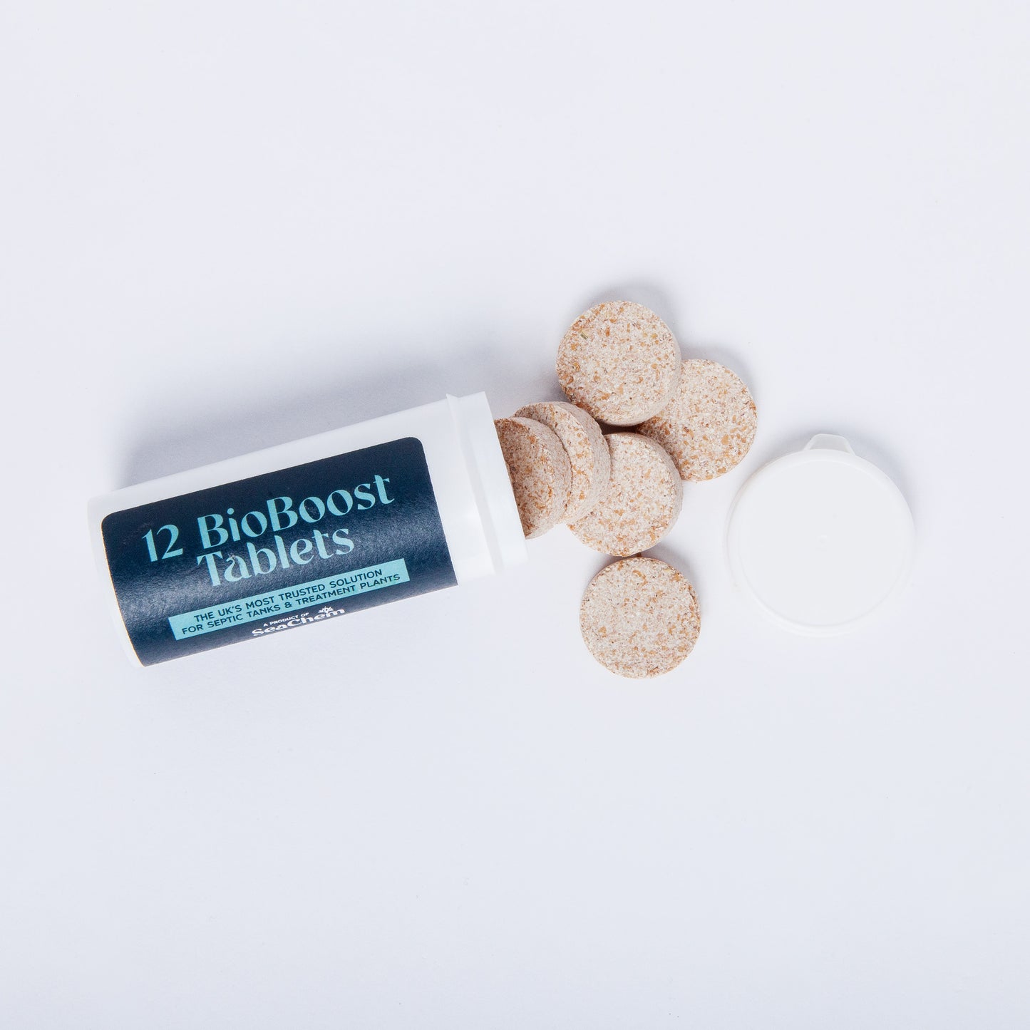 NEW AND IMPROVED! BioBoost Septic Tank Tablets 12-Pack | Powerful Monthly Treatment for UK Septic Tanks