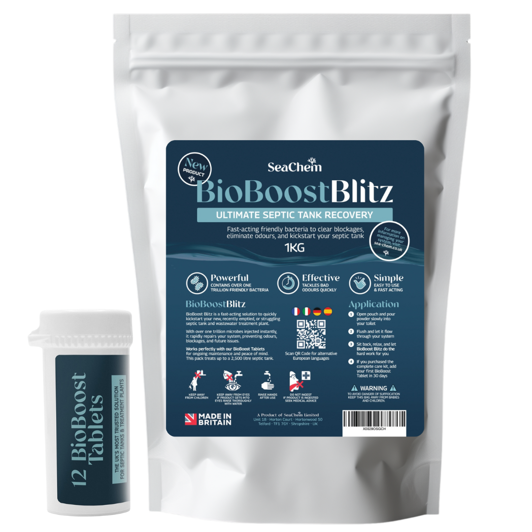 BRAND NEW! BioBoost Ultimate Pack| One Time Septic Tank Recovery and Ongoing Monthly Treatment Tablets