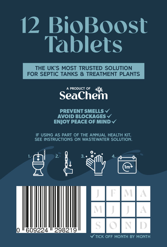 BioBoost Septic Tank Bacteria Tablets