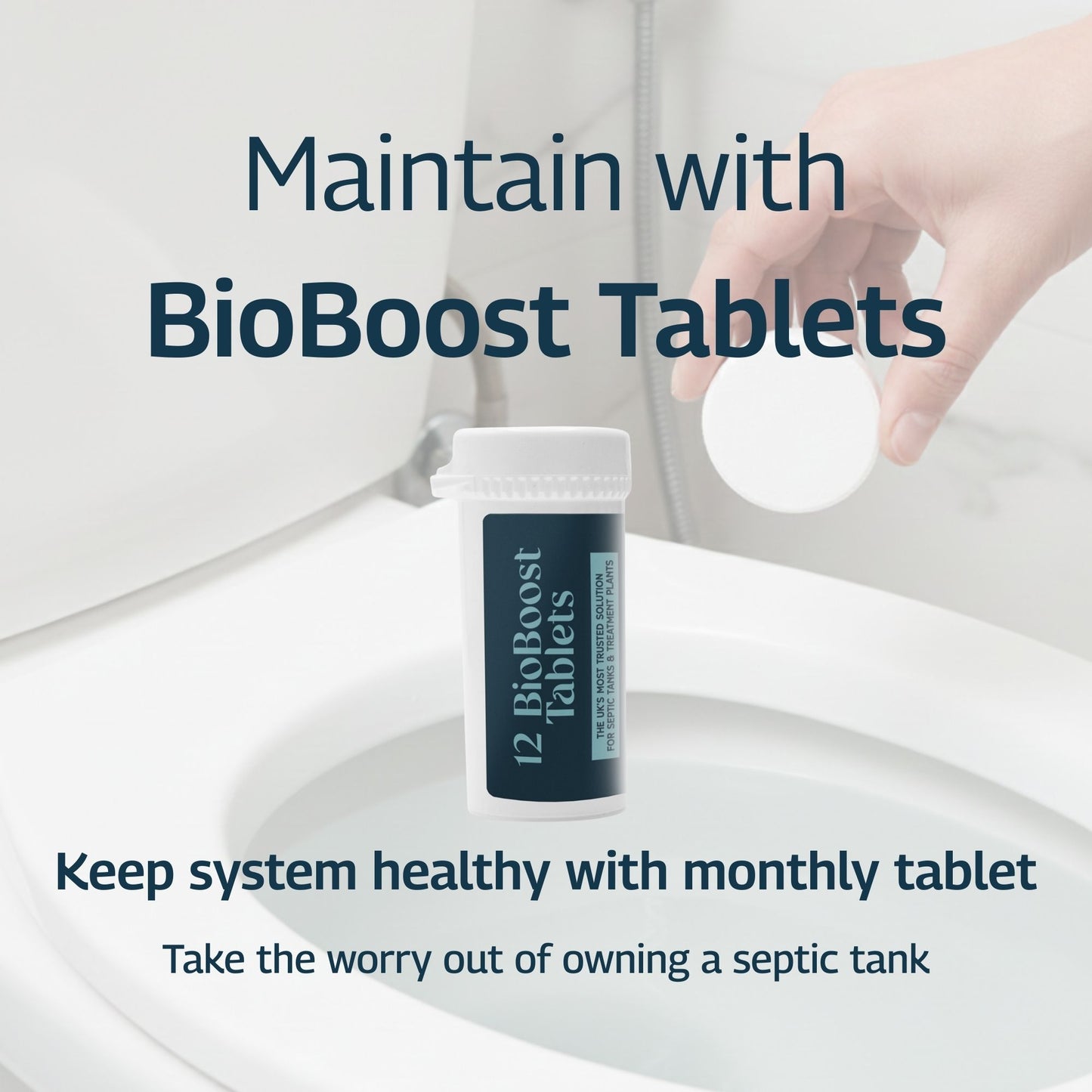 BioBoost Ultimate Pack | One Time Septic Tank Recovery and Ongoing Monthly Treatment Tablets