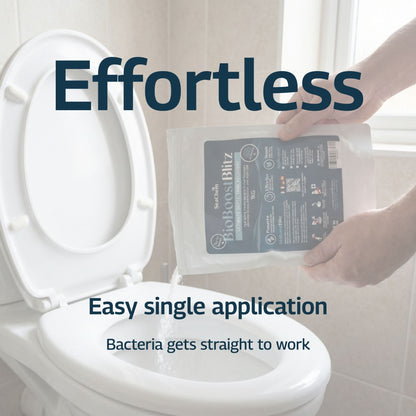 BioBoost Blitz | Ultimate Septic Tank Recovery  | One Time Bacteria Boost for Septic Tanks and Wastewater Treament Plants